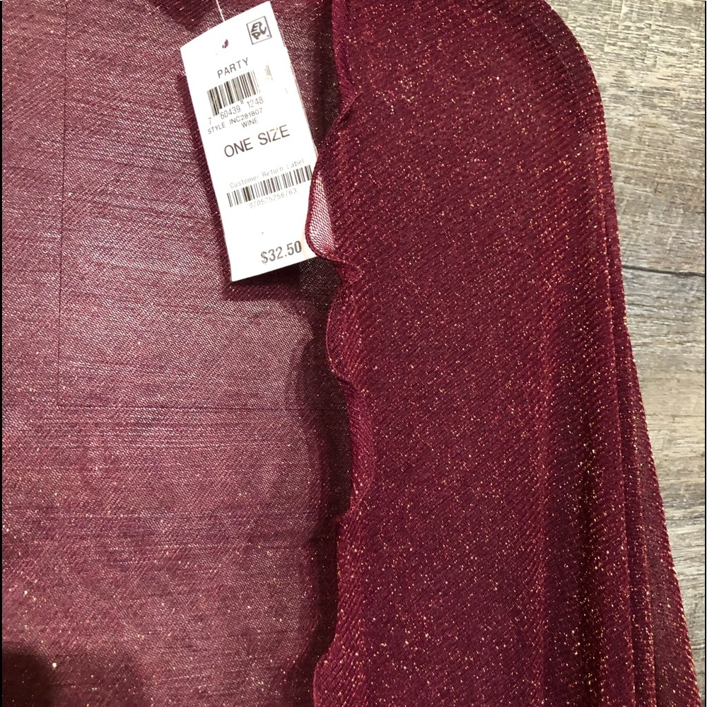 INC International Concepts Ruffled Wrap - Picture 8 of 8